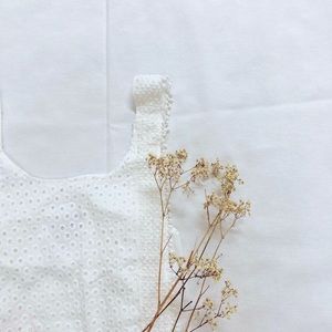 super cute white tank